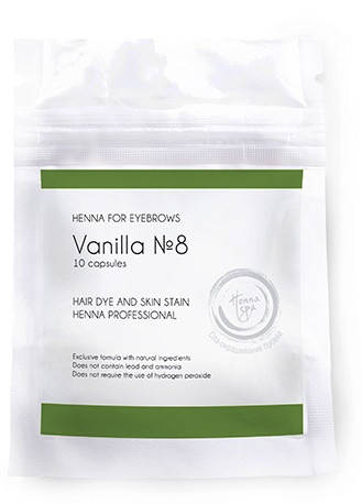 

Хна Henna SPA. 10 капсул в ассорт. Vanilla №8 (светло-русый)