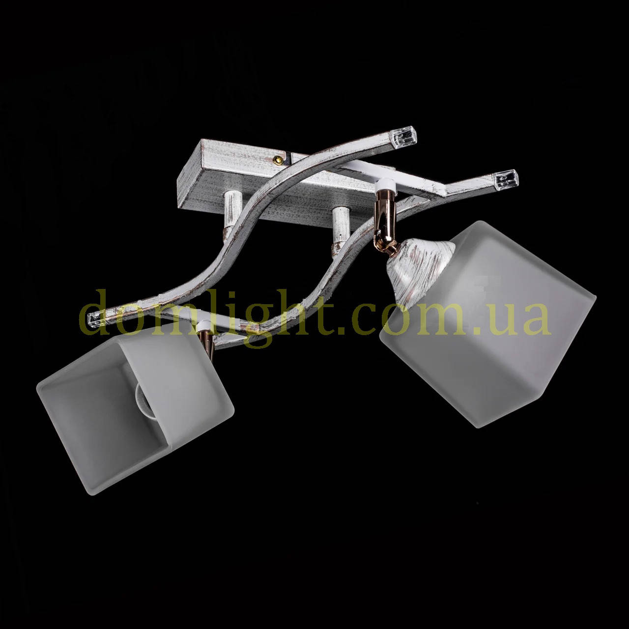 

Люстра потолочная с поворотными плафонами в стиле Хай-тек 13005/2 белая, Белый