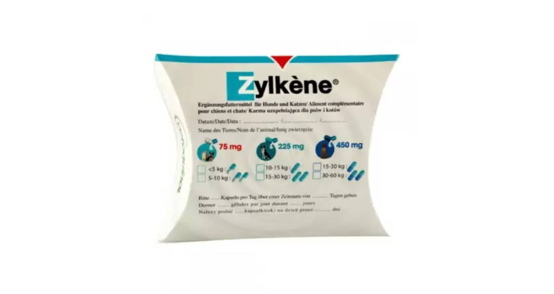 

Зилкене ( Zylkene ) 75 мг капсулы-антистресс для собак и кошек 10шт 02.23