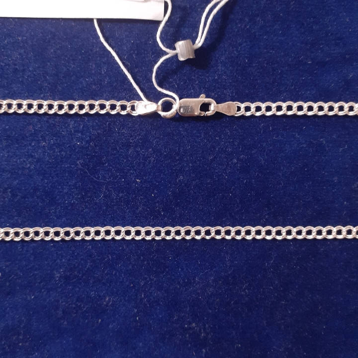 

Цепочка серебряная панцирь, 5.73 г, 55 см.