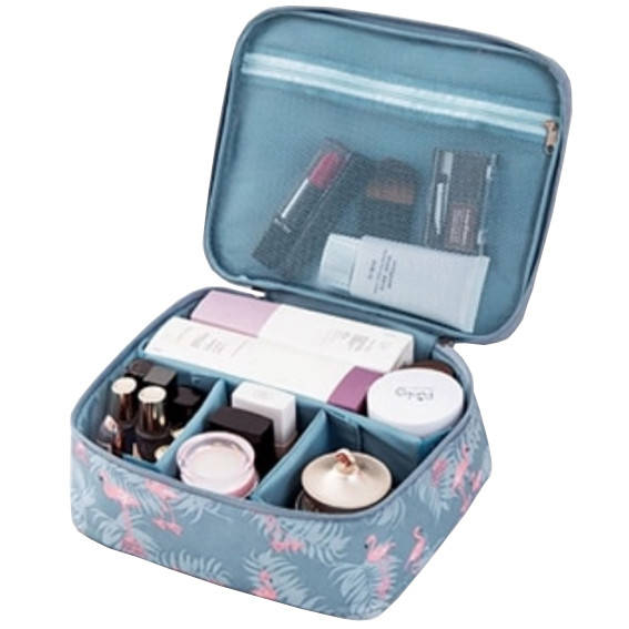 

Косметичка органайзер дорожный фламинго 1