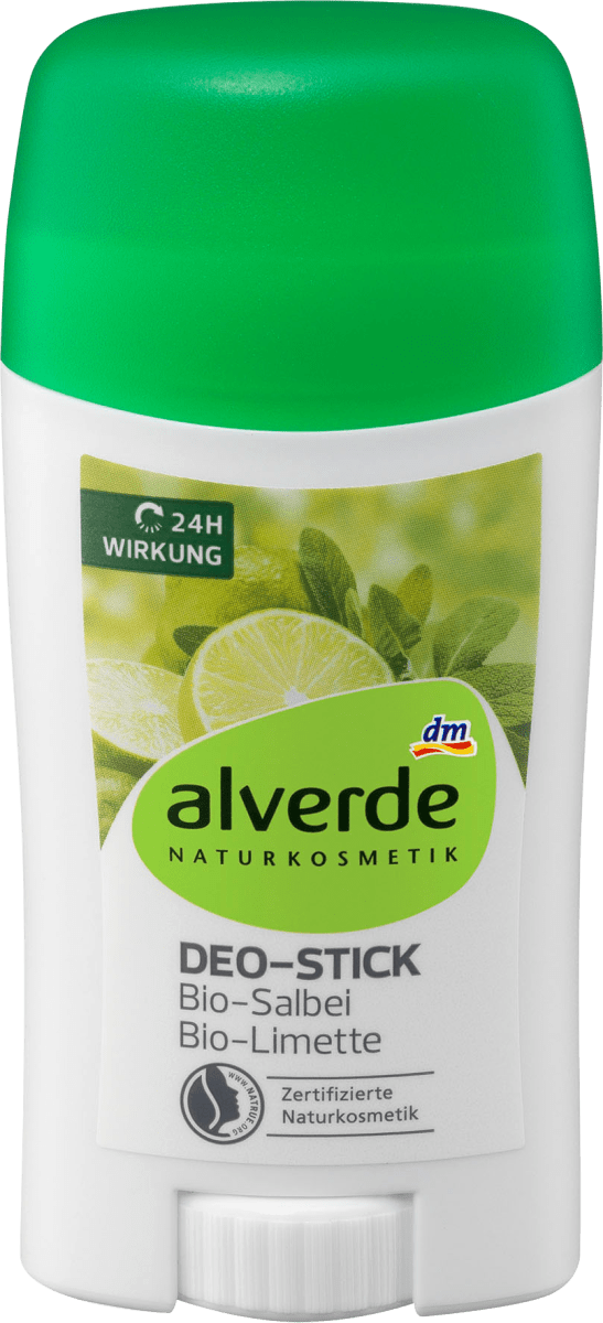

Дезодорант - стик alverde NATURKOSMETIK Salbei Limette, 50 мл.