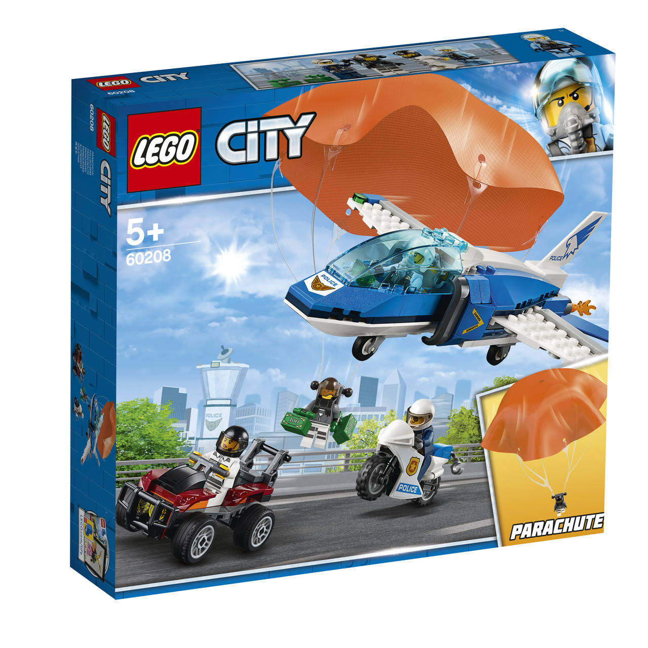 

LEGO ЛЕГО City Воздушная полиция: арест парашютиста 60208