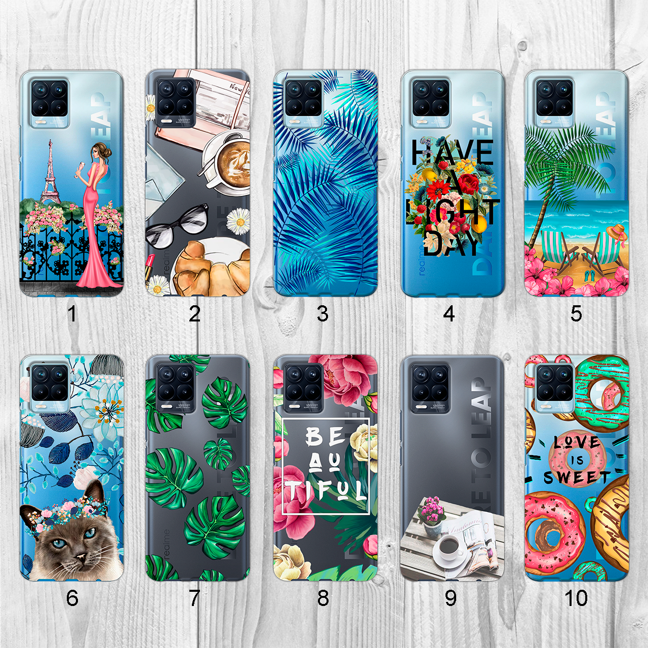 

Силиконовый чехол с рисунком для Realme 8 Pro (new collection)