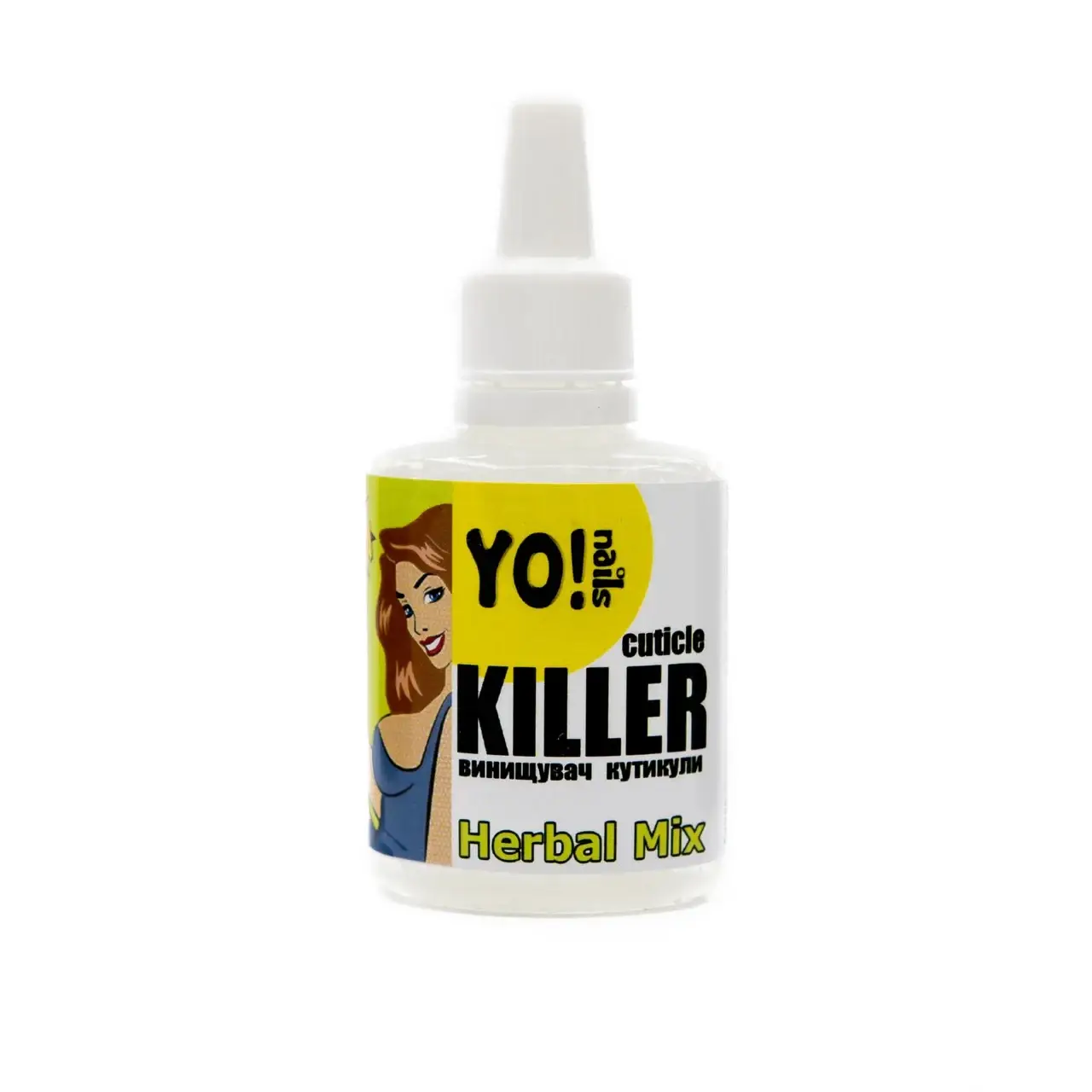 

Ремувер для кутикулы,Yo!nails CUTICLE KILLER Herbal Mix