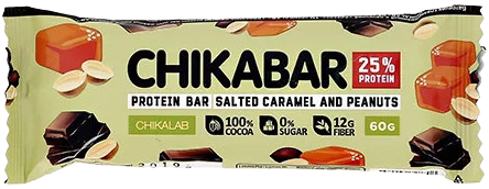 

Протеиновый батончик CHIKABAR Арахис с Карамельной Начинкой (60 грамм)