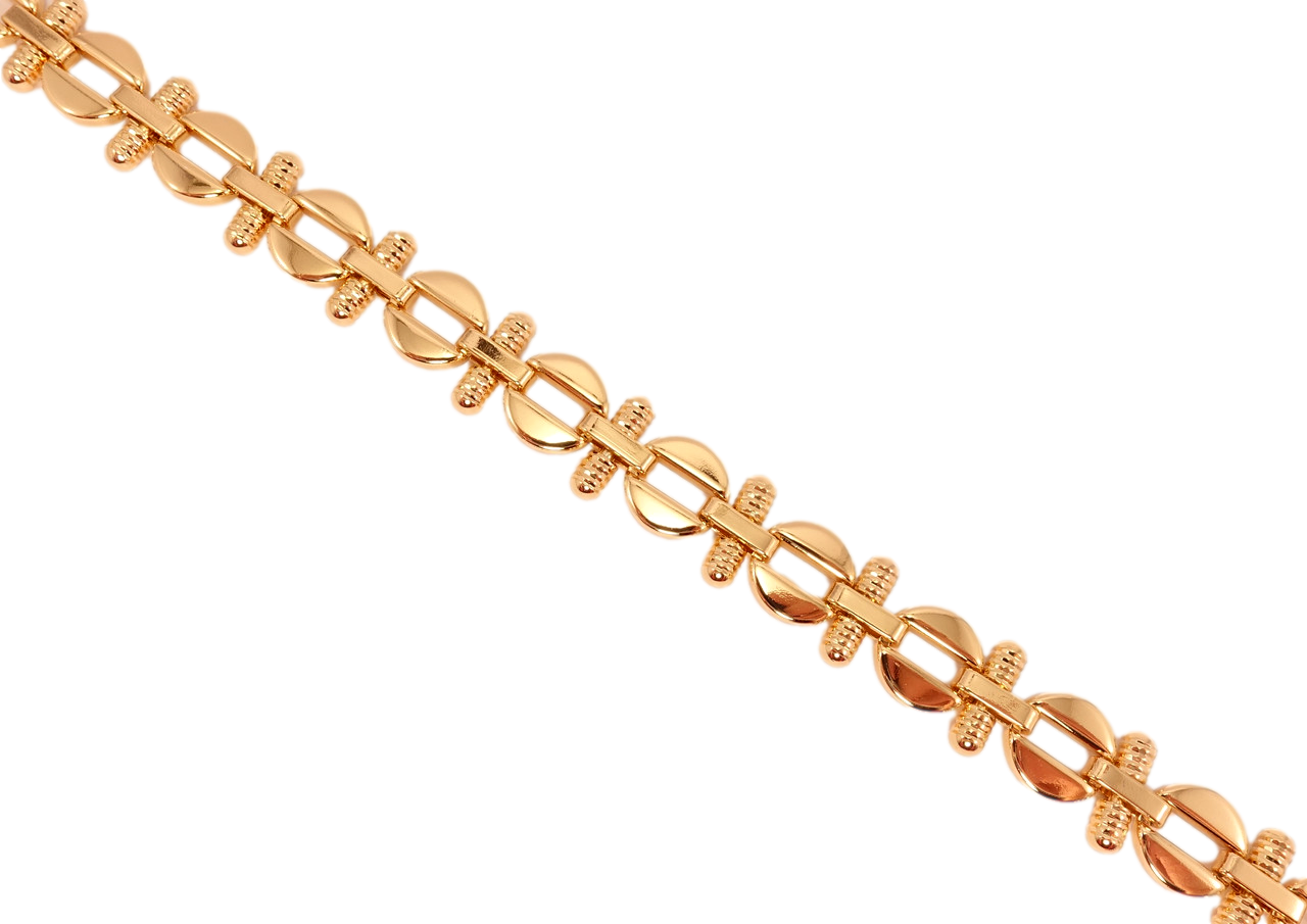 

Браслет Xuping Позолота 18K "Декоративное плетение" размер 19,5см х 9,1мм