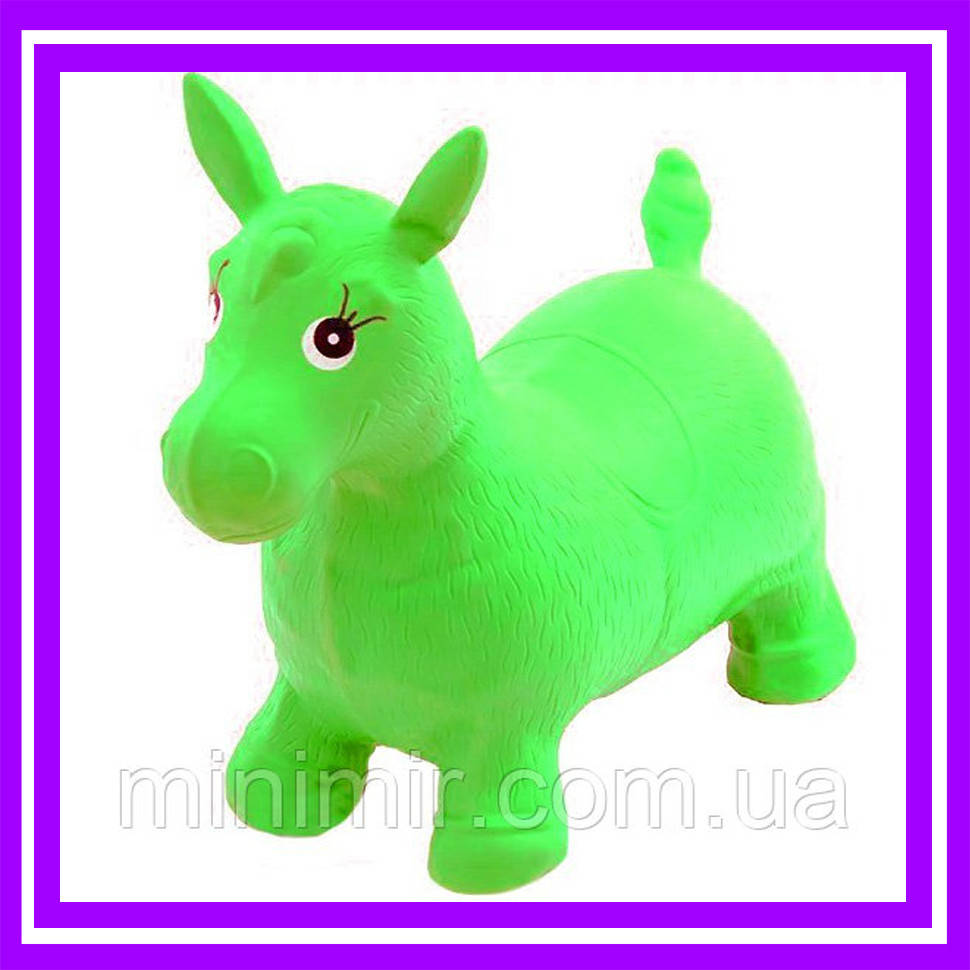 

Прыгун, Резиновый детский прыгун Ослик (Лошадка) Прыгун Пони(Зеленый) Ослик-игрушка для детей прыгун