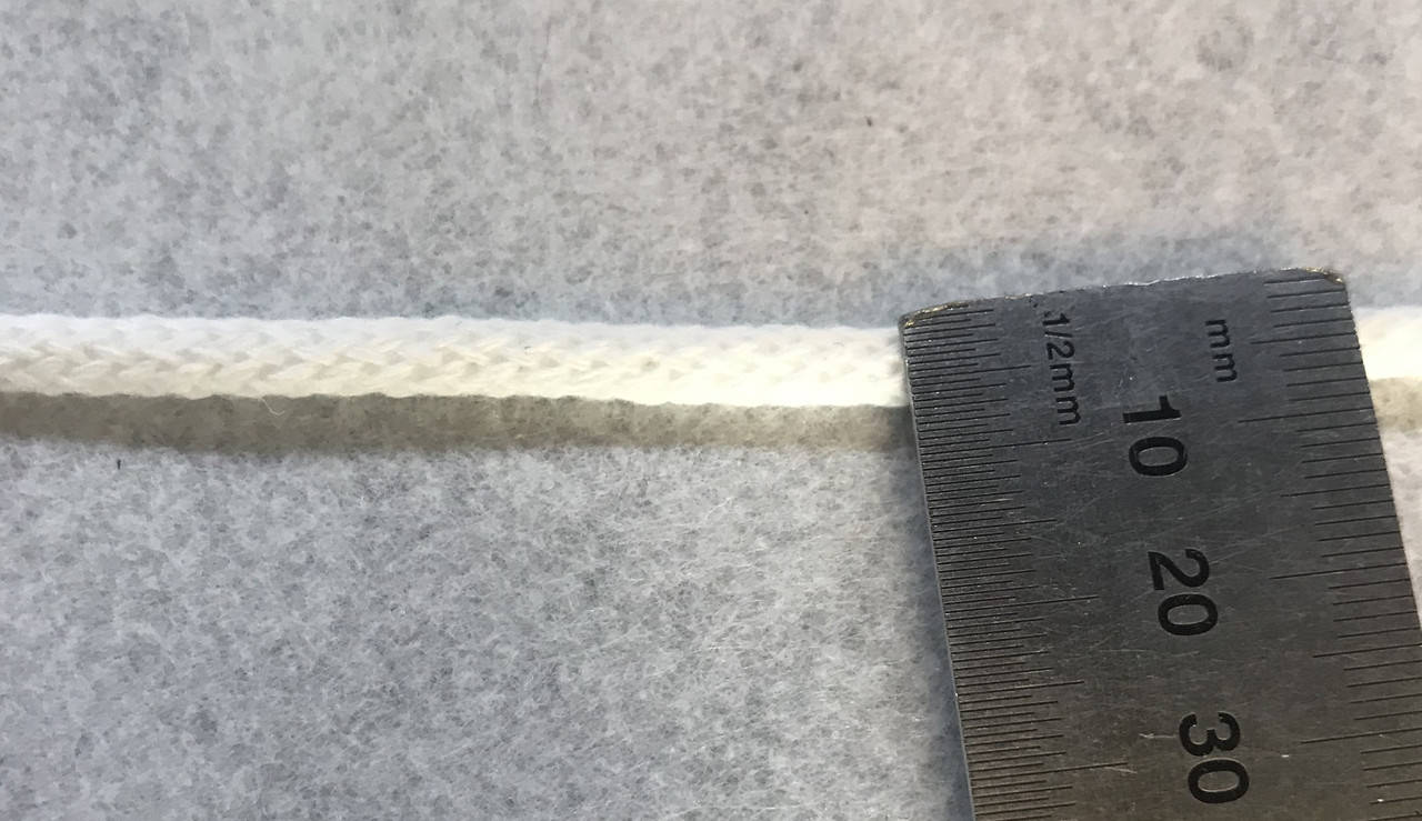 

Шнур хлопковый белый