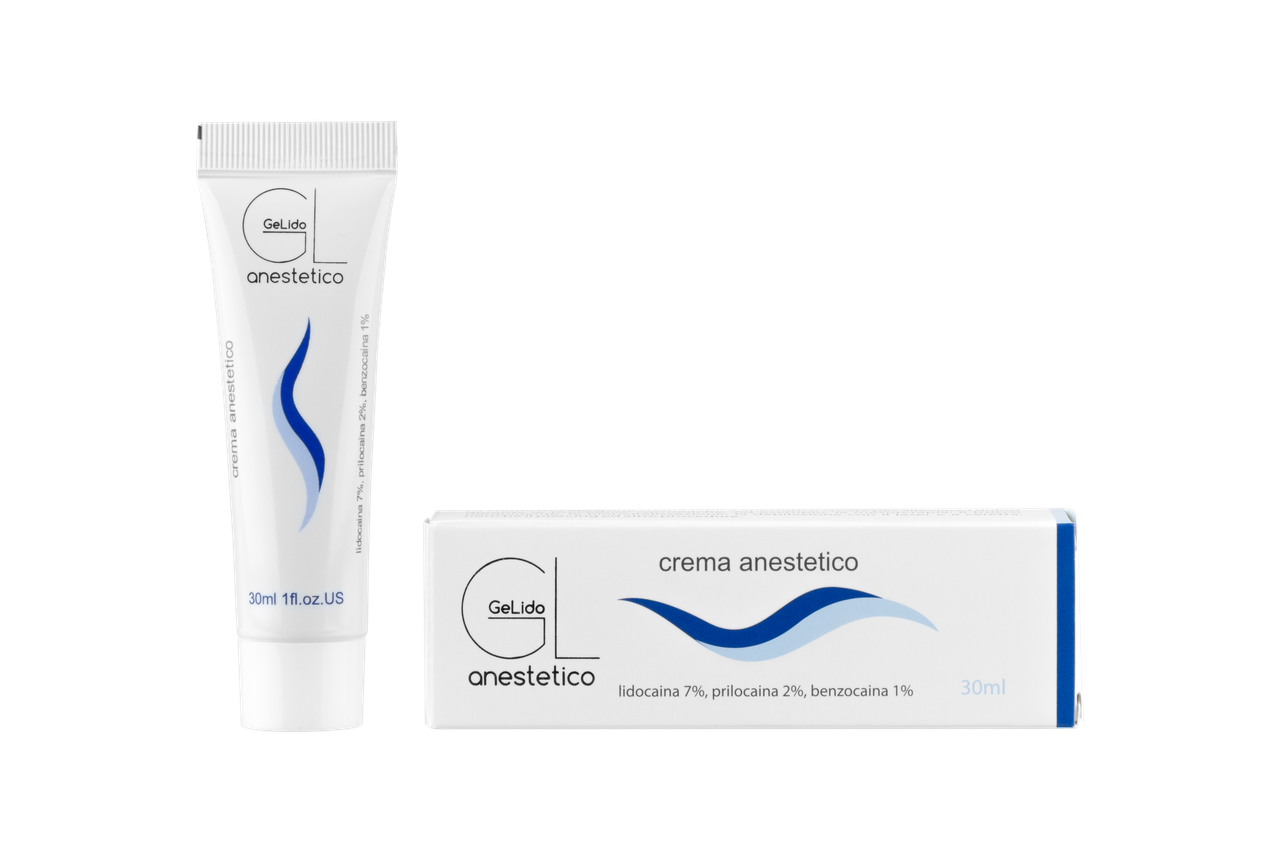 

Крем-анестетик с лидокаином для микроблейдинга и татуажа GeLido Anestetico 10% 30 мл