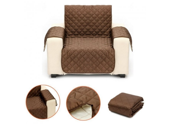 

Покрывало на кресло двухстороннее водоотталкивающее Couch Coat, Коричневый