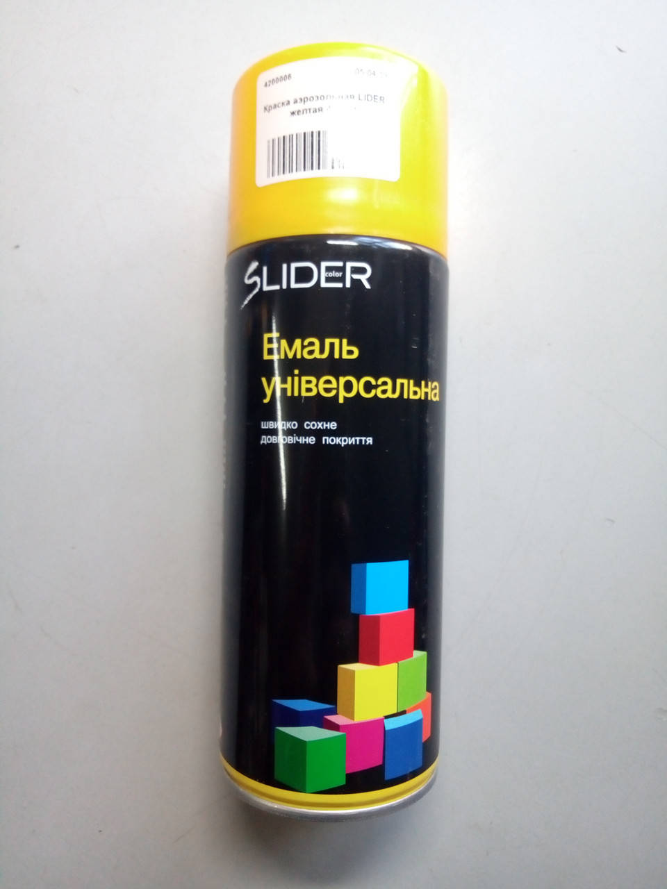 

Краска аэрозольная желтая LIDER 400ml