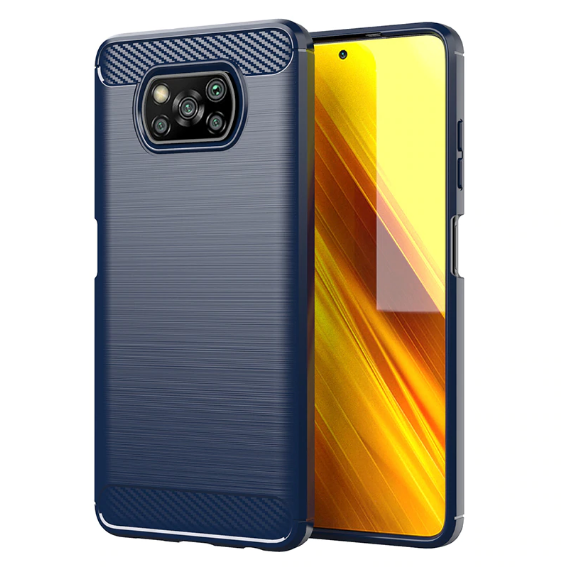 

TPU чехол накладка Urban на Xiaomi Poco X3 NFC (4 цвета) синий