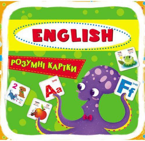 

Умные карточки. English. 30 карточек, укр