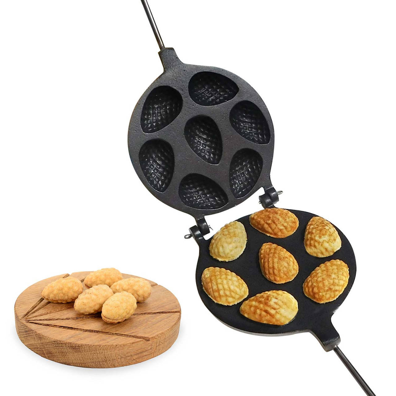 

Форма для выпечки 7 шишек с антипригарным / тефлоновым покрытием, Песочный