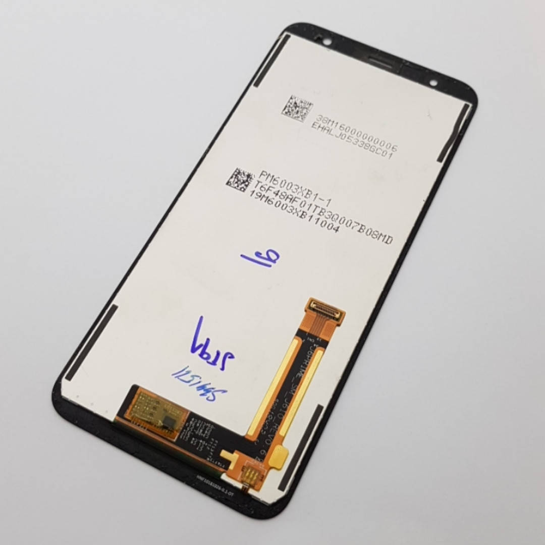 

С дефектом. Дисплей Samsung J6 Plus 2018 J610F черный Сервисный оригинал с разборки