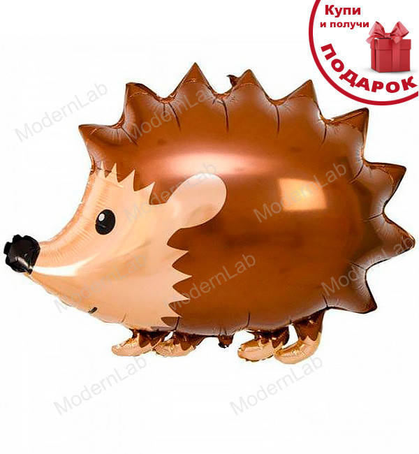 

Воздушные шарики "Ёжик" 55*49 см, Коричневый