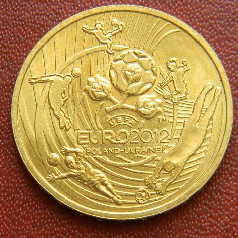 

Польша 2 злотых 2012 г. ЕВРО 2012