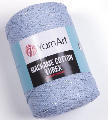 

Пряжа Macrame cotton Lurex-729