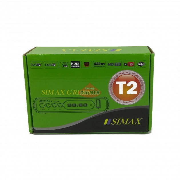 

SIMAX T2 Green HD IPTV DVB-T2
