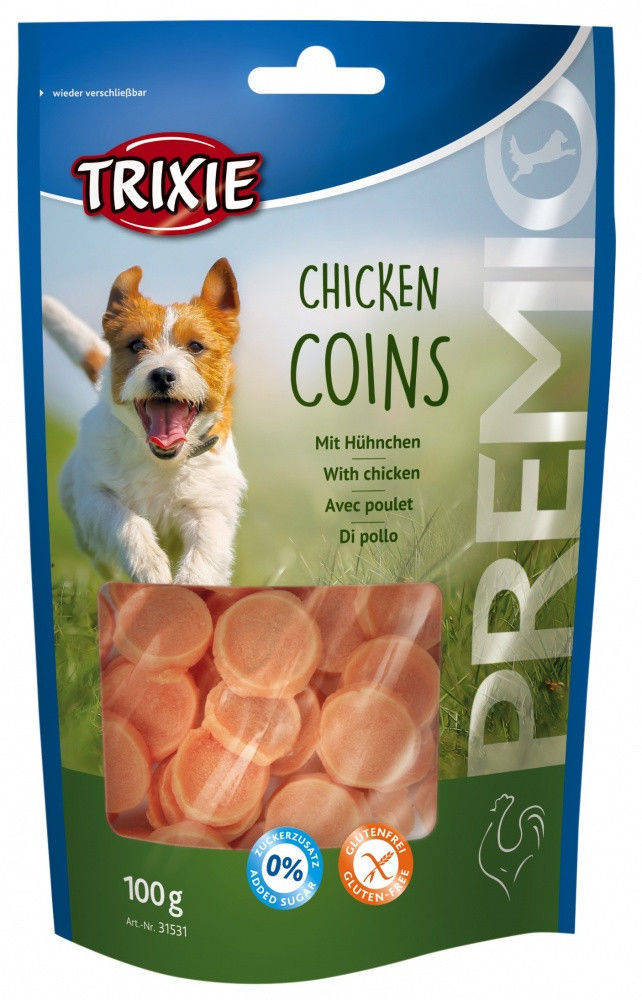 

Trixie TX-31531 Premio Chicken Coins 100гр - монетки с курицей для собак