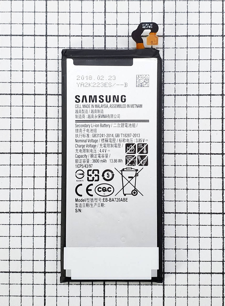 

Аккумулятор Samsung J730F Galaxy J7 (2017) / EB-BA720ABE батарея для телефона ORIGINAL