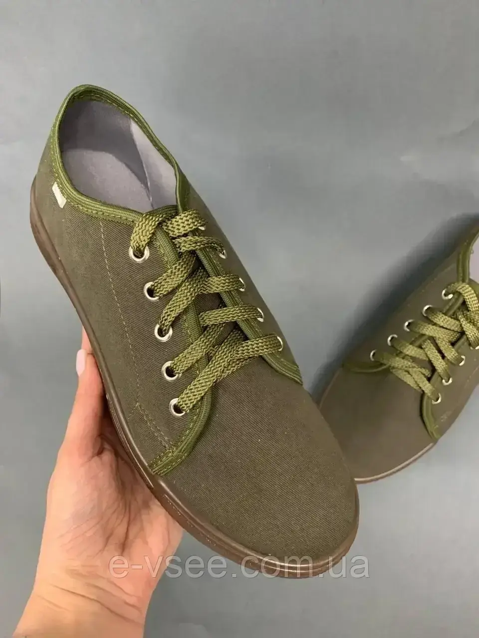 

Мужские кеды милитари хаки LITMA JASON GREEN 43