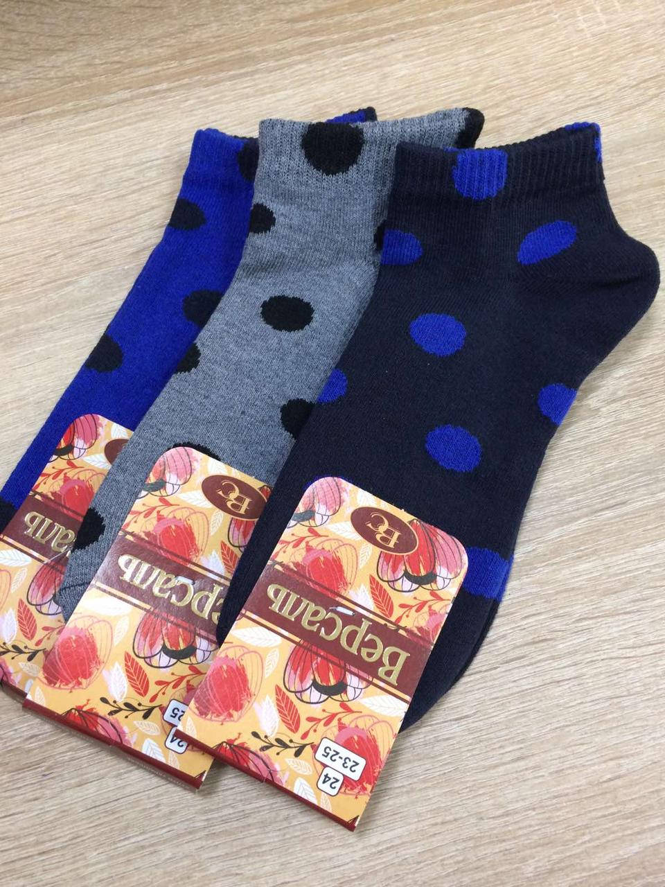 

Шкарпетки жіночі ,демісезонні (короткий паголенок) 23-25 розмір., Разные цвета