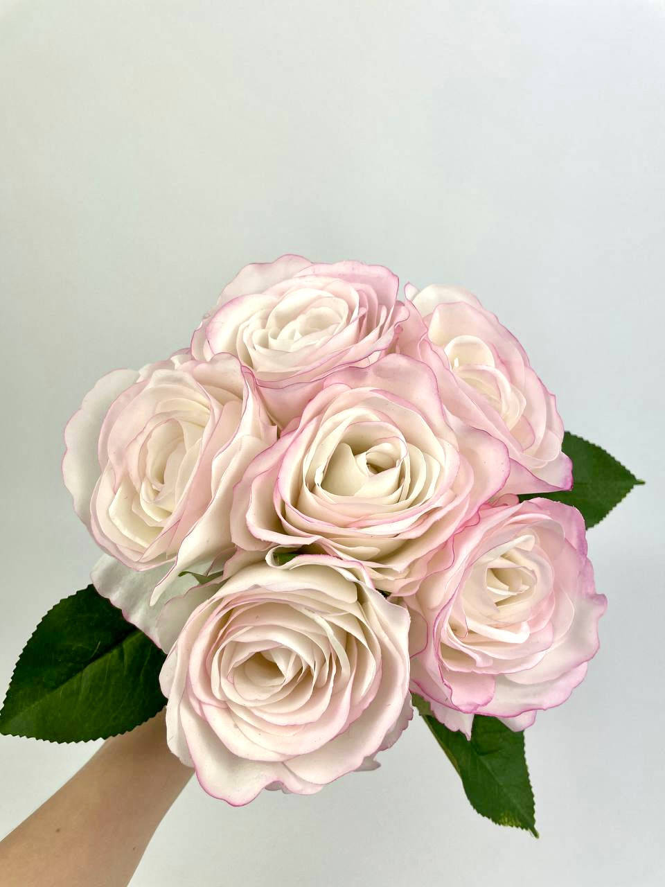 

Букет Роз Esperance (6шт. в букете) - Бело-розовый, 30 см