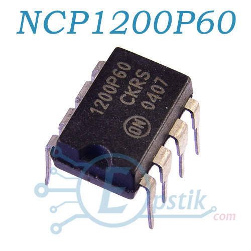 

NCP1200P60, ШИМ контроллер питания, DIP8