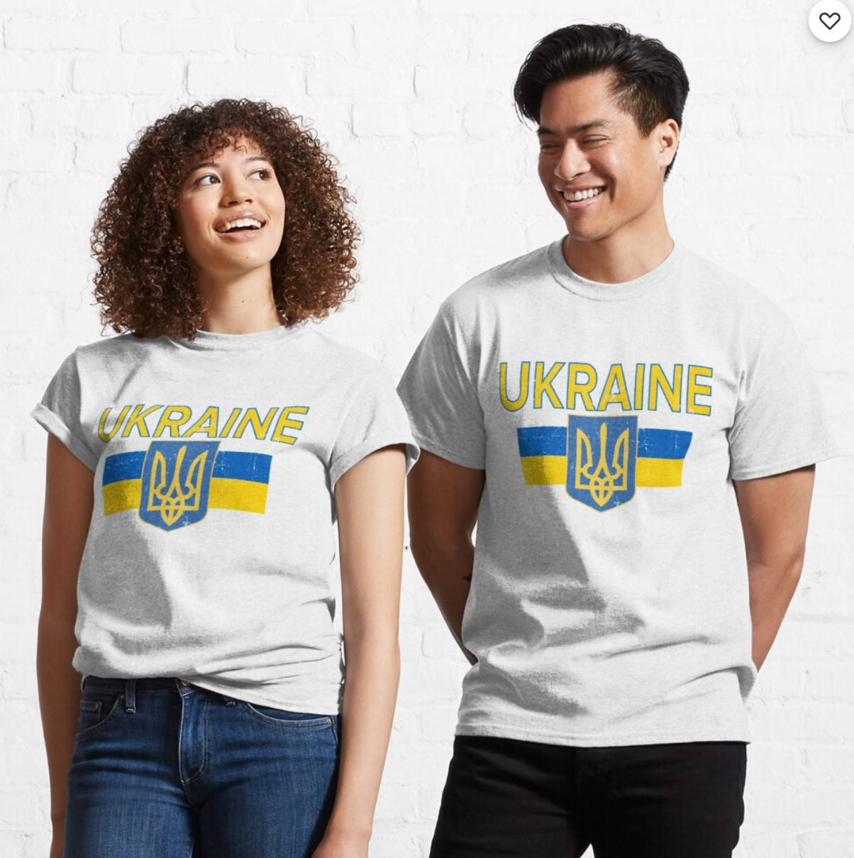 

Футболка Ukraine Белый, XXL