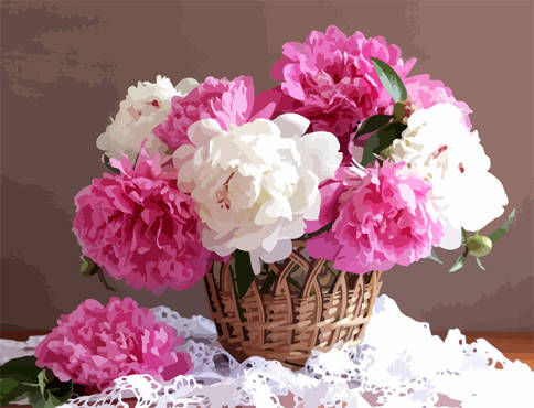 

Картина по номерам "Поины в корзине" 40 х 50 см 12130-AC