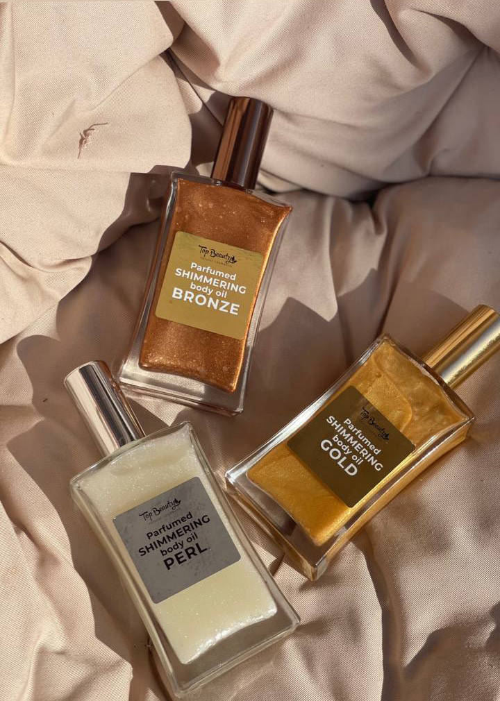 

Мерцающее сухое масло Top Beauty 100мл Жемчуг