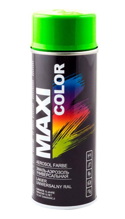 

Краска Maxi Color аэрозольная универсальная желто-зеленая 400 мл (MX6018), Зелёный