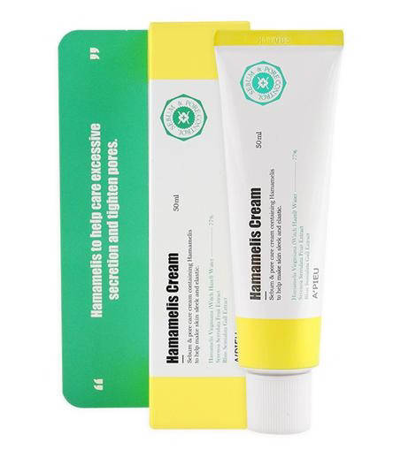 

Крем для чувствительной и жирной кожи (матирующий) с экстрактом Гамамелиса A'pieu Hamamelis Cream 50мл