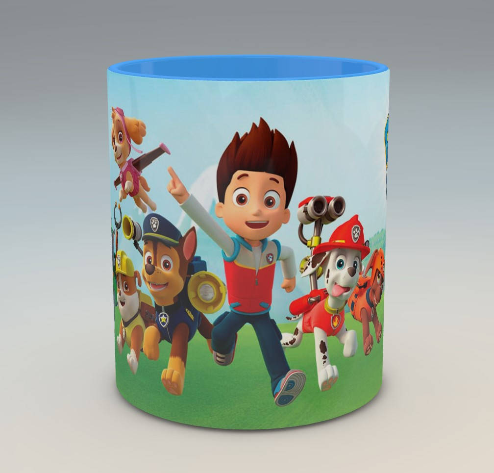 

Чашка Щенячий патруль (PAW PATROL) 3 Голубой