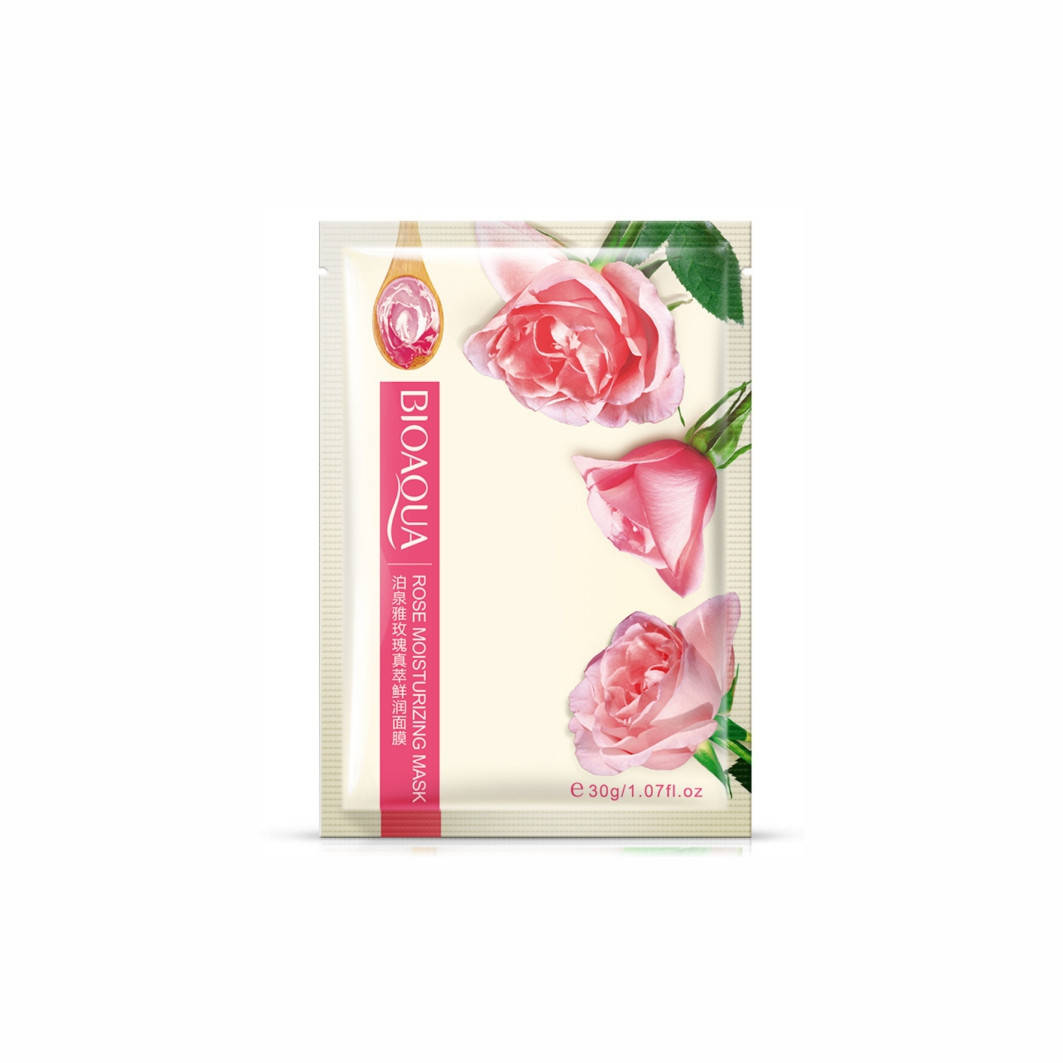 

Маска для лица екстрактом розы Bioaqua Rose Moisturizing Facial Mask