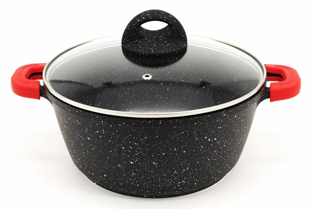 

Кастрюля с крышкой A-Plus AP-1524 1.8 л 18 см, Темно-серый