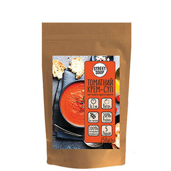 

Крем-суп томатный Street Soup 250г