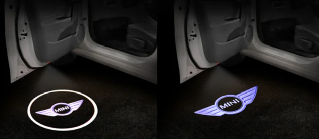 

Проекция логотипа MINI (Мини) Cooper One S подсветка дверей проектор R и F - серии