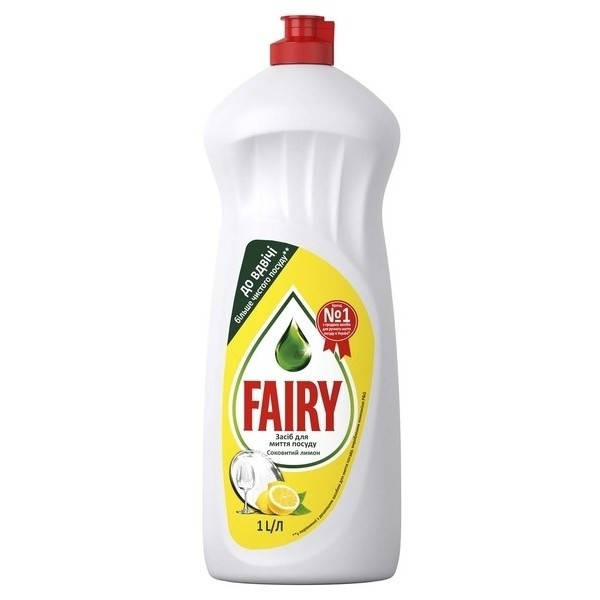 

Гель для мытья посуды Fairy Сочный лимон, 1 л