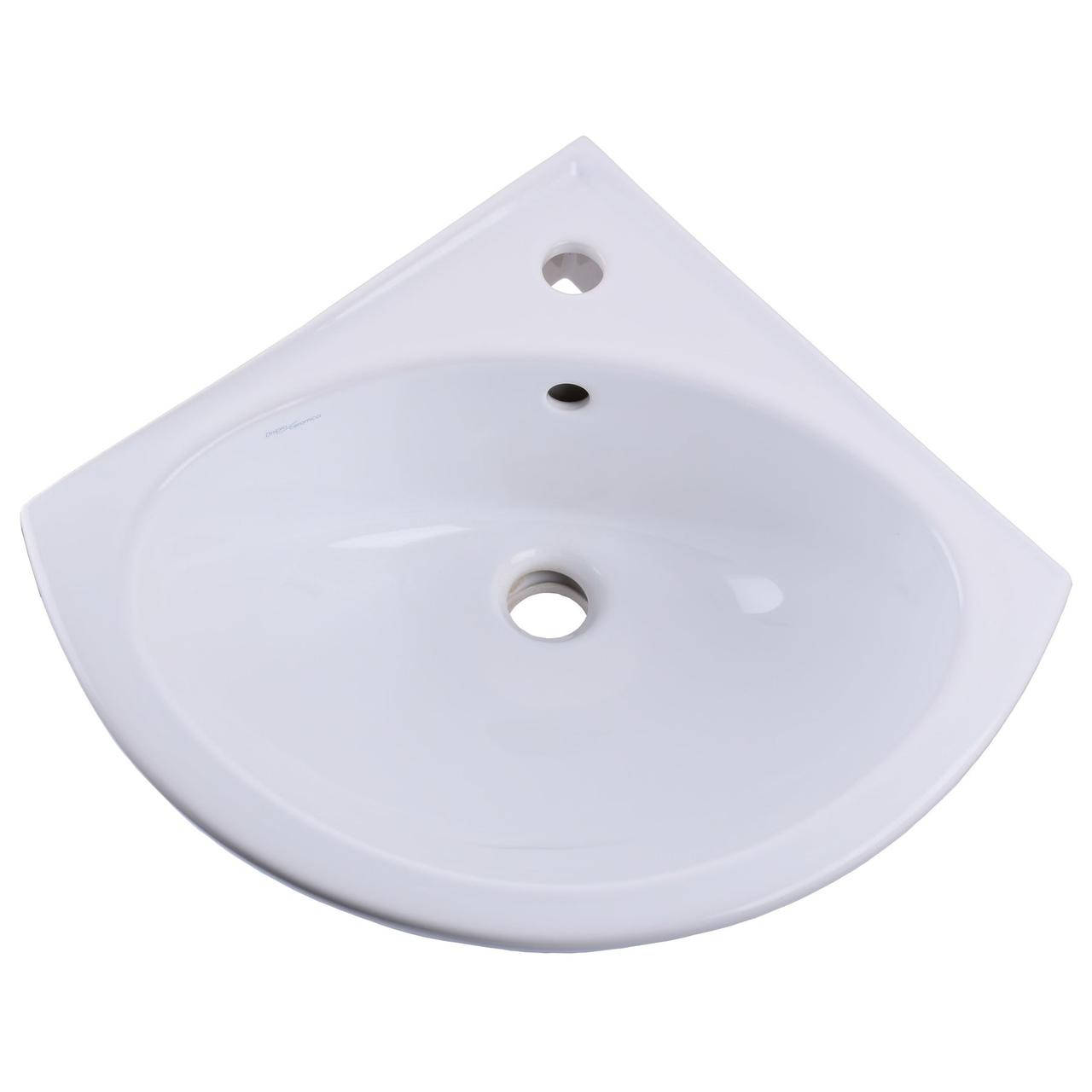 

Умывальник угловой 55 (Днепрокерамика) Арт-0917, Белый