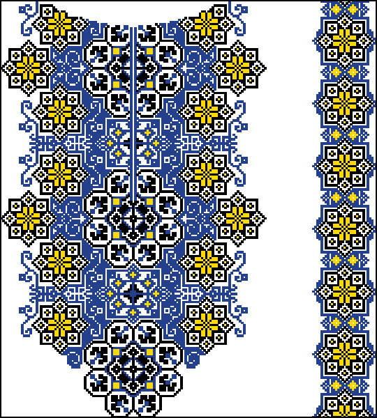 

Вишиванка ,сорочка чоловіча. Схеми , xsd, dst, pes, jef.