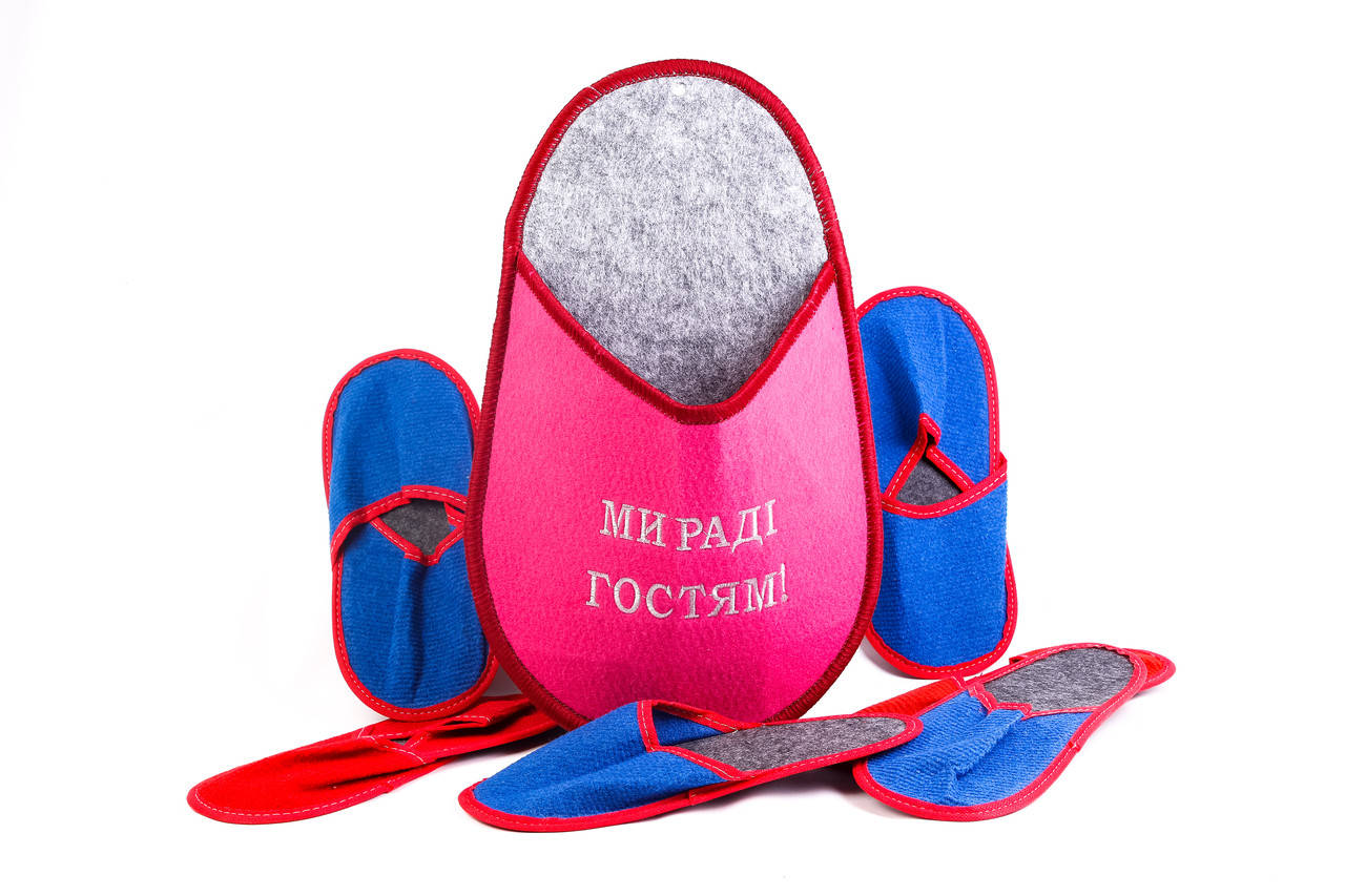 

Тапочки гостевые набор из 5 пар, комнатные тапочки для гостей, набор тапочек для гостей 5 в 1