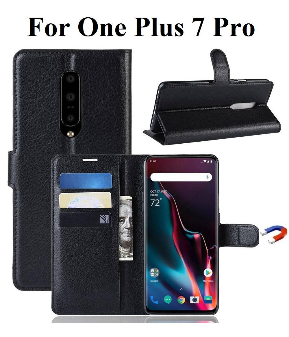 

Чехол книжка Wallet для OnePlus 7 Pro, Черный
