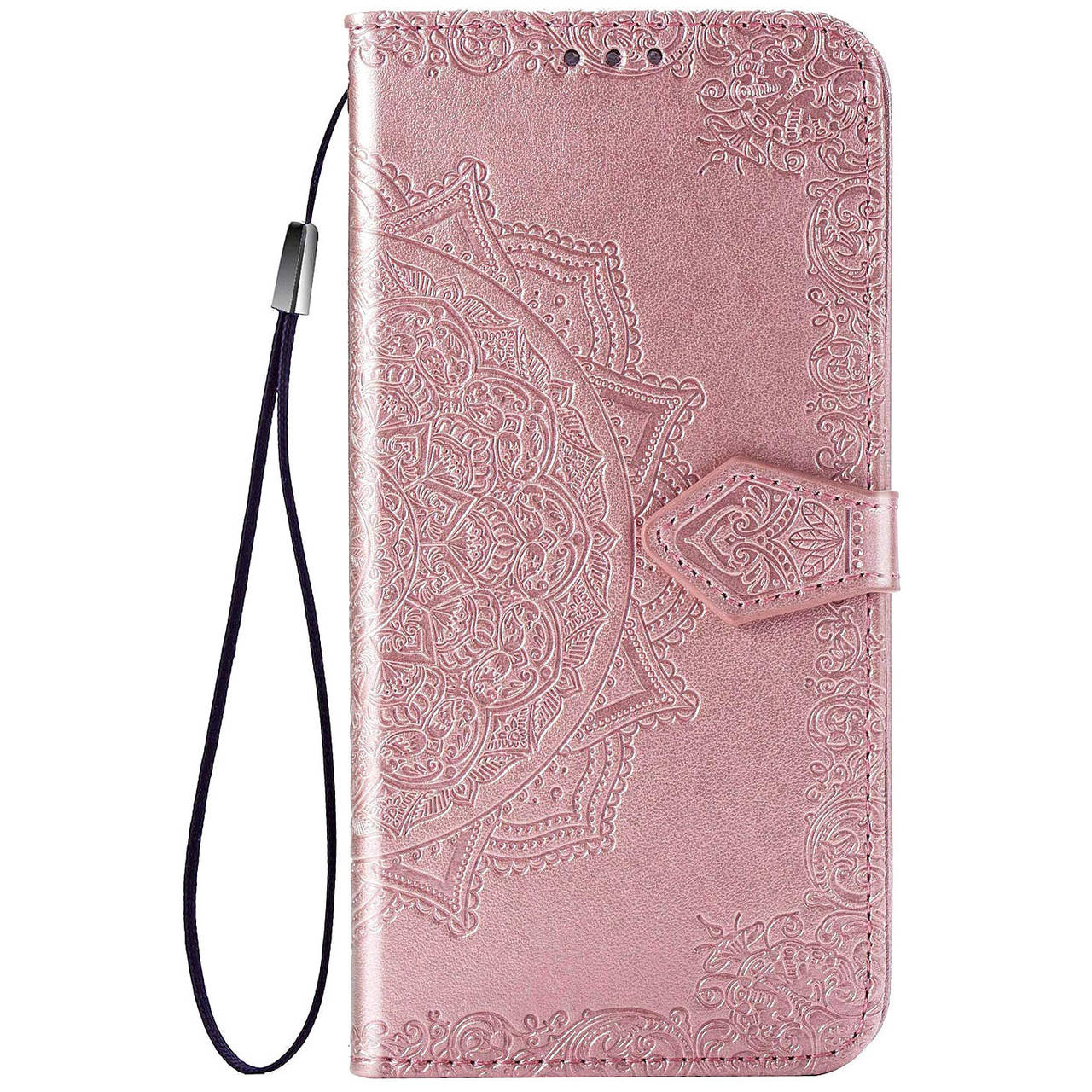 

Кожаный чехол (книжка) Art Case с визитницей для Xiaomi Redmi 10 / Note 11 4G, Розовый