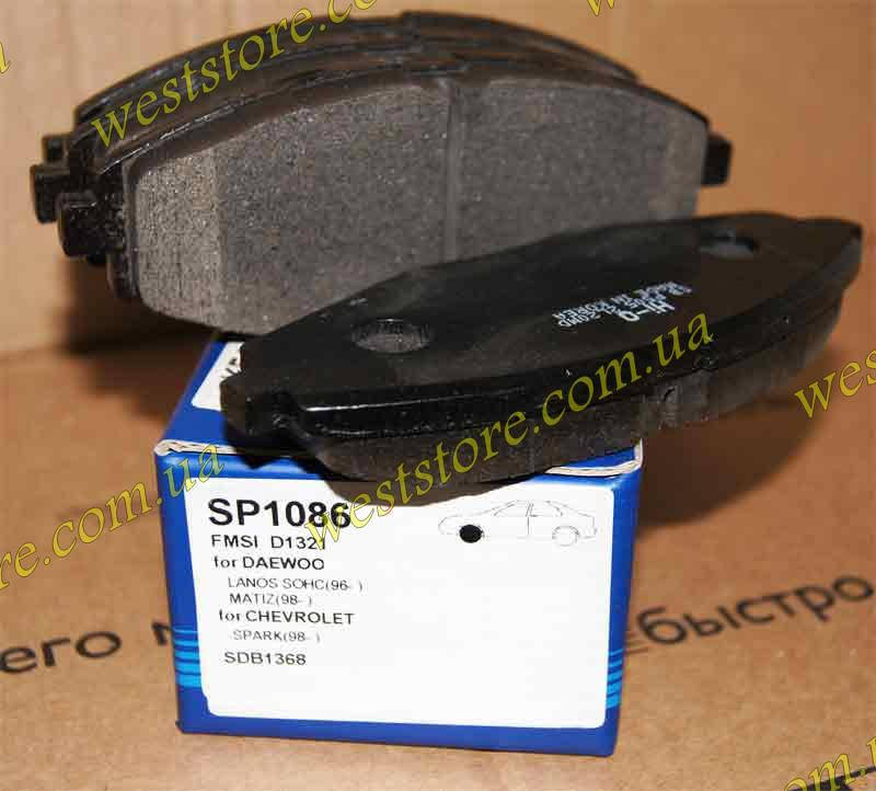 

Колодки тормозные передние Ланос 1.5 Сенс Матиз Lanos Sens Matiz 13" HI-Q 96273708