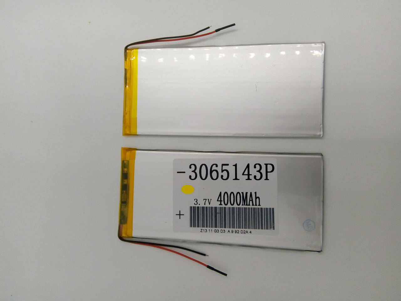 

Аккумулятор универсальный (136*61*3 / 2 pin) (Li-ion - 3.7V / 4000mAh) (3065143P)