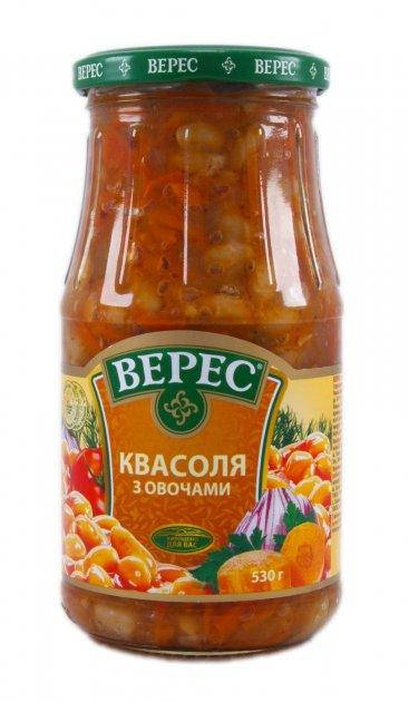 

Квасоля з овочами ТМ Верес 530 г
