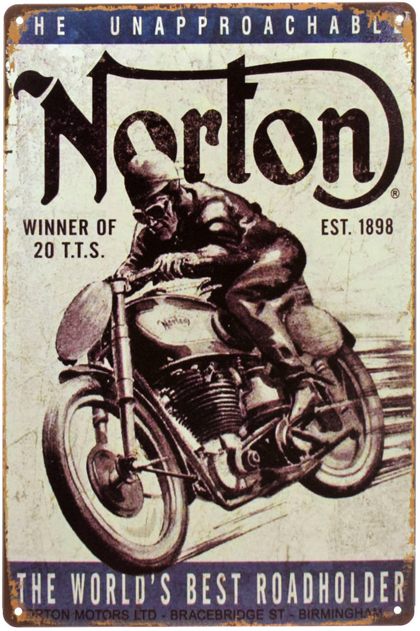 

Металлическая табличка "Norton - Лучший" (ms-00360)